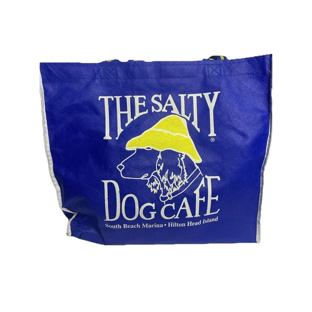 The Salty Dog Cafe South Beach Marina Hilton Head Island Souvenir Tote Bag
